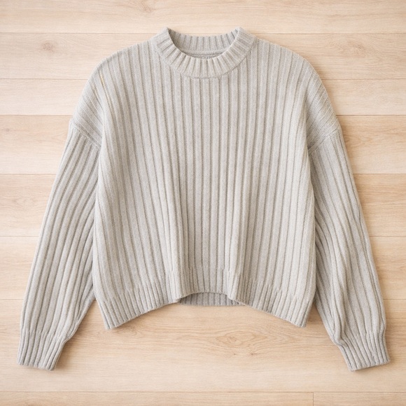 Urban Outfitters Sweaters - Urban Outfitters Ribbed Cream Sweater